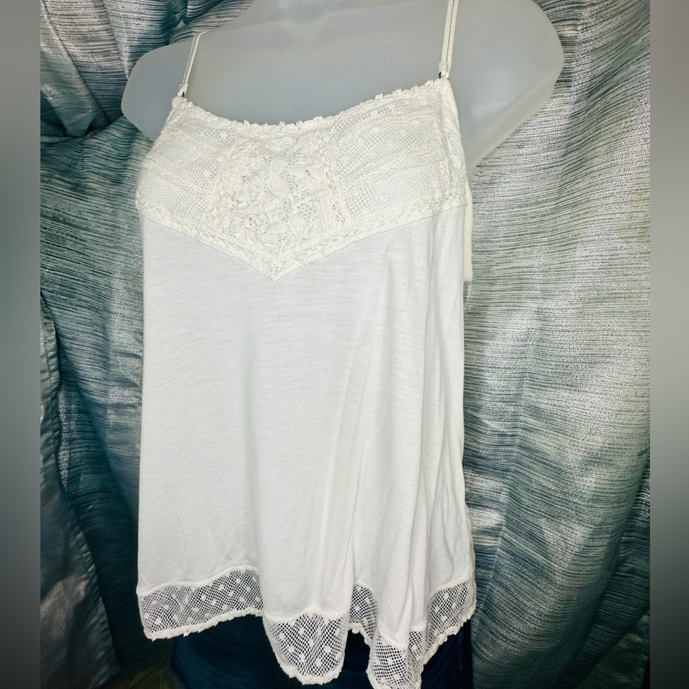 American Eagle Outfitters Bohemian Flowy Camisole Tank Top Shirt ~ Small